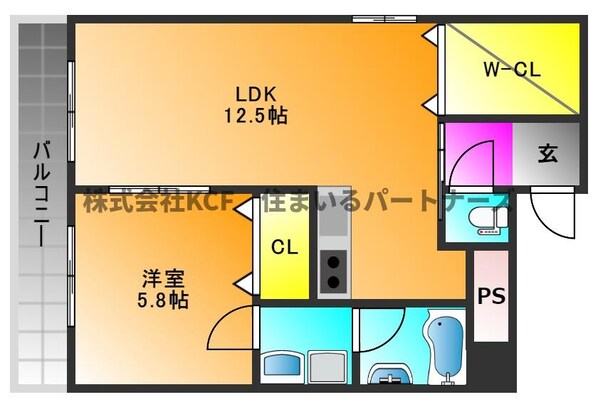 すかる通東の物件間取画像